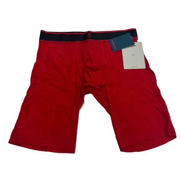 7-39 TOMMY JOHN Men's Air Boxer Briefs Haute Red Medium - Picture 1 of 4